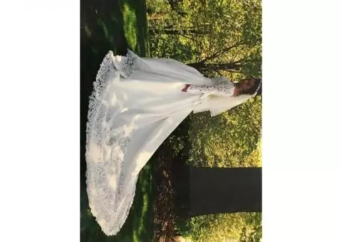 Wedding Dress and custom made Veil