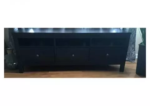 IKEA wood console table