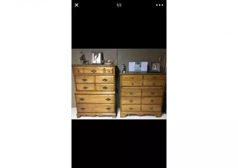 Three Wood Dressers
